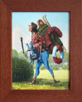 Na vše připravená turistka / Tourist ready for everithing