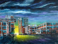 Východ slunce nad Zlínem 